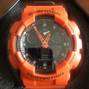 Men’s G-Shock watch (orange)